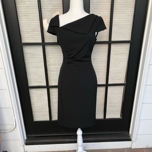 Tahari Black midi Dress